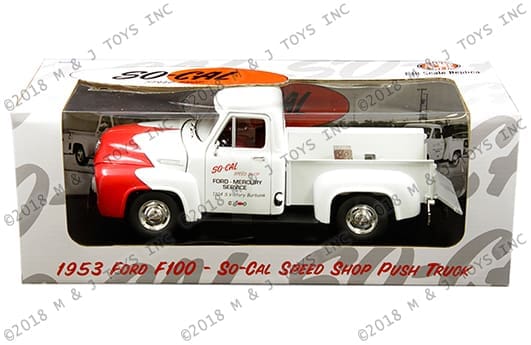 ACME 1:18 So-Cal Speed Shop - 1953 Ford F-100 (White) - M & J Toys