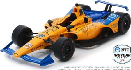 Greenlight 1:18 Indycar 2019 McLaren Racing Dell Technologies Mindmaze #66 Fernando Alonso