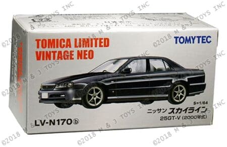 TomyTec 1:64 Tomica Limited Vintage Neo - 2000 Nissan Skyline 25GT-V (Black)