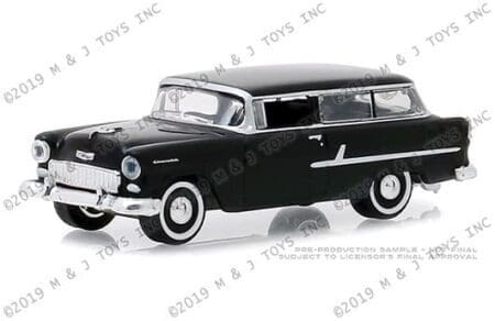 Greenlight 1:64 Estate Wagons Series 3 - 1955 Chevrolet Two-Ten Handyman (Onyx Black)