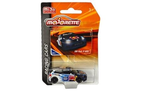 Majorette 1:64 Racing Cars - Volkswagen Polo R WRC (White/Blue) - MiJo Exclusives