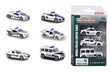 Majorette 1:64 Dubai Police 3-Pack Assortment