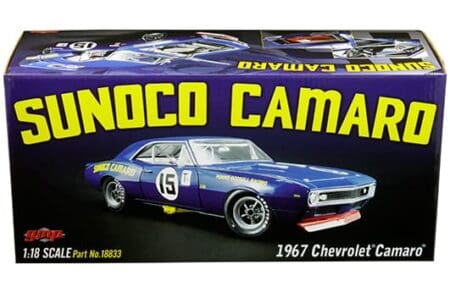 GMP 1:18 1967 Chevrolet Trans Am Camaro Z28 #15 Mark Donohue - Sunoco Penske Racing (Blue) - Sunoco Camaro
