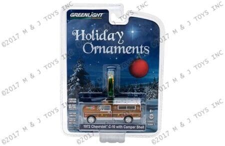 Greenlight 1:64 Holiday Ornaments Series 2- 1972 Chevrolet C-10 Camper (brown)