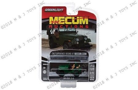 Greenlight 1:64 Mecum Auctions Series 2 - 1974 Jeep CJ-5 (Green)