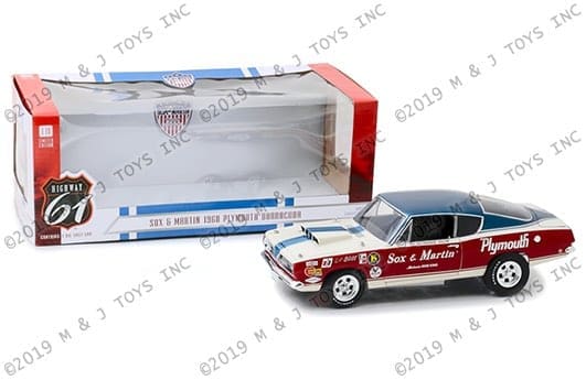 ハイウェイ61　1:18 1978プリマス・バラクーダ - ソックス&マーチン ハイウェイ61 1:18 1978プリマス・バラクーダ - ソックス