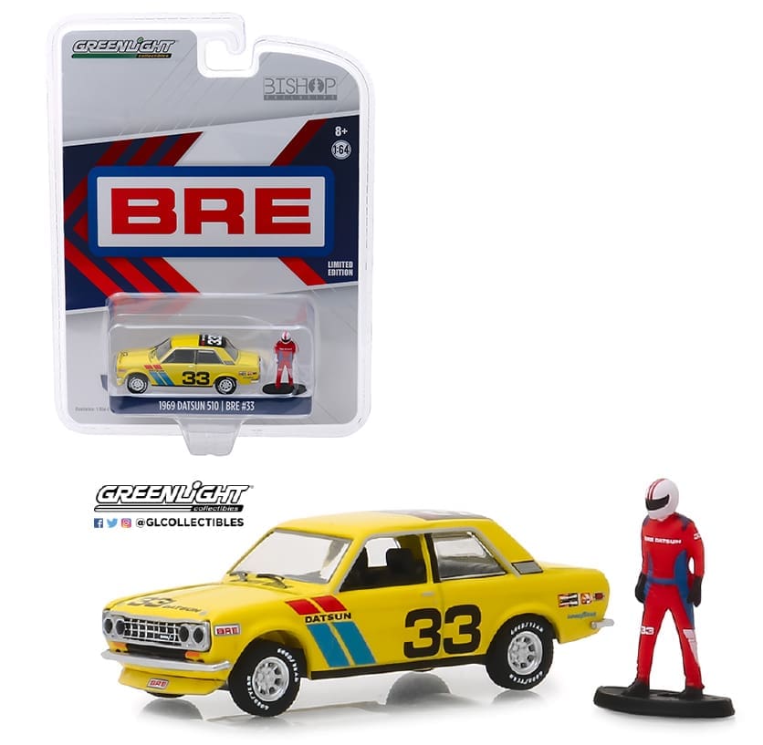 Greenlight 1:43 Bre Datsun 510 #68 Brock Racing Enterprises