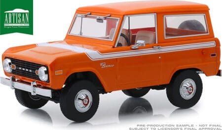 Greenlight 1:18 Artisan Collection - 1977 Ford Bronco Special Decor (Orange)