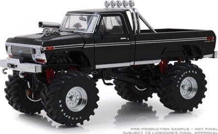 Greenlight 1:18 Kings of Crunch - 1979 Ford F-250 Monster Truck Black w/ 48" Tires