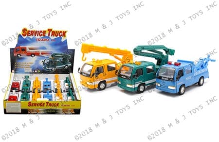 Display Tray Vehicles - Isuzu NHR Service Truck Assortment (6 Styles)
