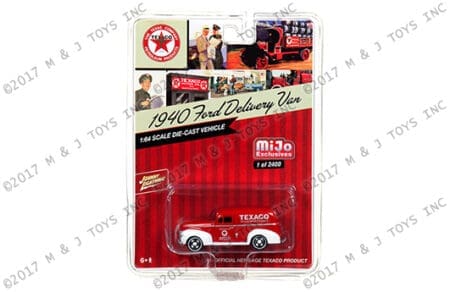 JOHNNY LIGHTNING 1:64 MIJO EXCLUSIVES - TEXACO - 1940 FORD DELIVERY VAN