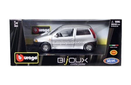 Bburago  1:24 W/B Bijoux 1965 Fiat 500 F (silver)