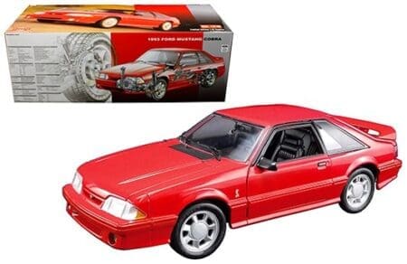 GMP 1:18 1993 Ford Mustang Cobra (Red with black interior)