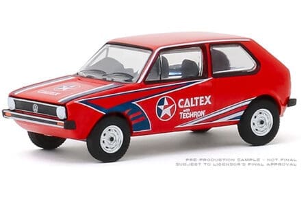 Greenlight 1:64 Hobby Exclusive - 1975 Volkswagen Golf Mk1 - Caltex with Techron (Red)