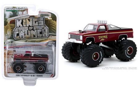 Greenlight 1:64 Kings of Crunch Series 6 - 1986 Chevrolet K20 - Taurus (Burgundy)