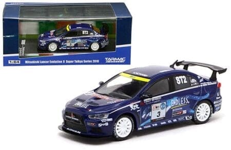 Tarmac Works 1:64 - Mitsubishi Lancer Evolution X Super Taikyu Series 2010 Mineo / Murata / Yamauchi