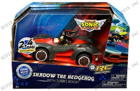 NKOK Radio Control - Team Sonic Racing - Shadow the Hedgehog with Turbo Boost (Grey/Red)