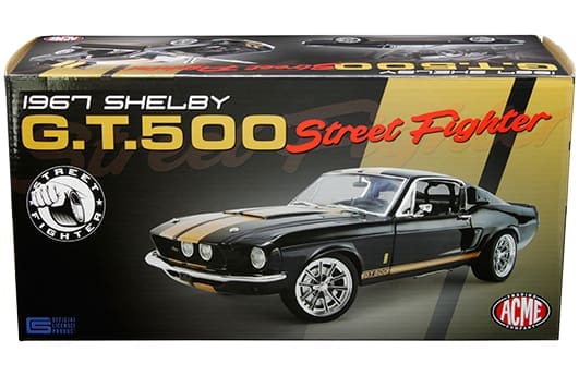 ACME 1:18 1967 Shelby GT500 Street Fighter (Black with gold