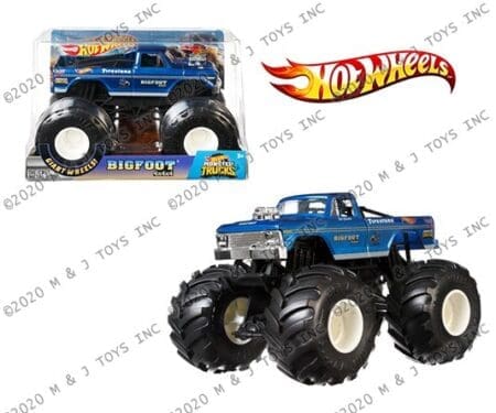 Hot Wheels 1:24 Monster Trucks - BIGFOOT 4x4x4 (Blue)