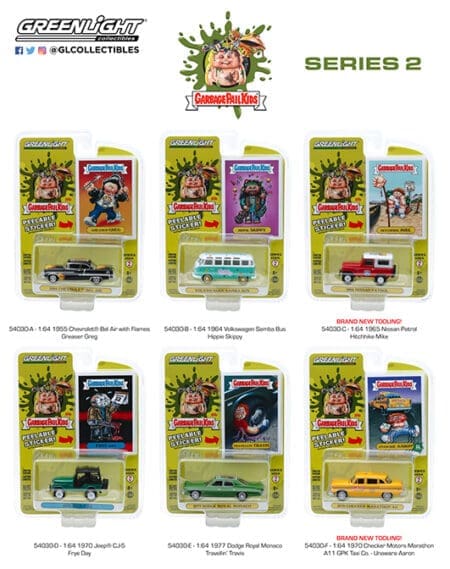 Greenlight 1:64 Garbage Pail Kids 2 Assortment (6 Styles)