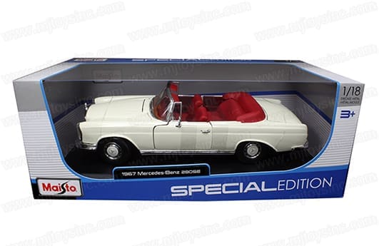 マイスト1/18 1967Mercedes-Bentz 280SE カスタム Maisto 1/18 Scale Model Car 32100 - 1967 Mercedes Benz 280SE