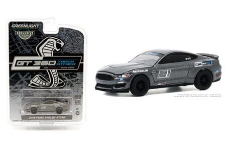 Greenlight 1:64 Hobby Exclusive - 2016 Ford Mustang Shelby GT350 - Ford Performance Racing School GT350 Track Attack #21 - Magnetic [Grey]