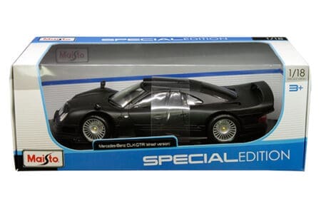 Maisto 1:18 Special Edition Mercedes-Benz CLK-GTR (Street Version)(Matte Black)