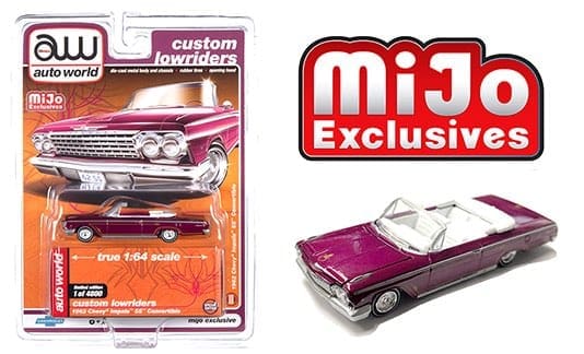 Auto World 1:64 Mijo Exclusive Custom Lowriders 1962 Chevy Impala