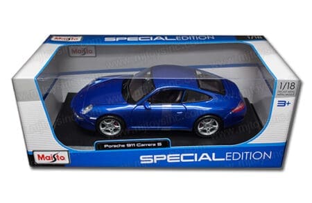 Maisto 1:18 Special Edition - Porsche 911 Carrera S (Blue)