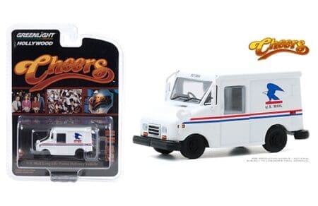 Greenlight 1:64 Hollywood Series 29 - Cheers (1982-93 TV Series) - Cliff Clavin's U.S. Mail Long-Life Postal Delivery Vehicle (LLV) (White)