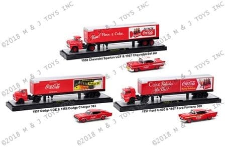 M2 Machines 1:64 Coca-Cola Auto-Haulers Release 1 Assortment