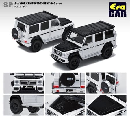 Era Car 1:64 LB Works Mercedes-Benz G Wagon G63 White