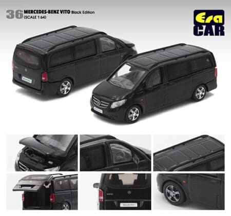 ERA Car 1:64 Mercedes-Benz Vito Black