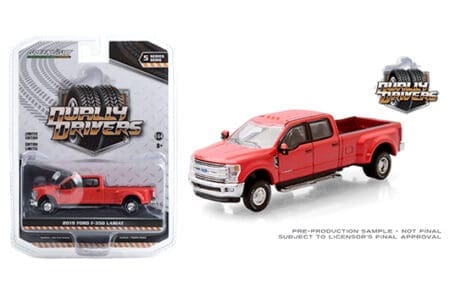 Greenlight 1:64 Dually Drivers Series 5 - 2019 Ford F-350 Dually (Red)