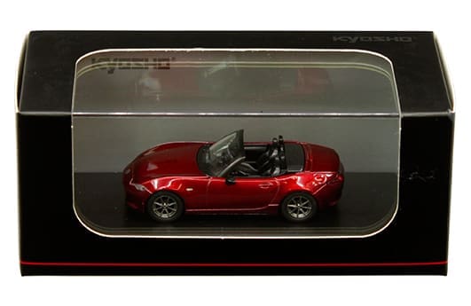 (希少品)KYOSHO MAZDA ROADSTER RS 2015 赤 Kyosho 1:64 2015 Mazda Roadster RS - Red - M & J Toys Inc. Die