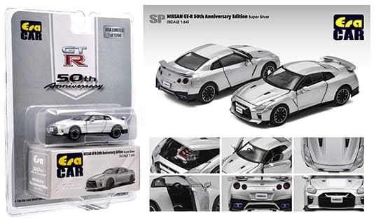 EraCAR NISSAN GT-R 50th Anniversary ERA Car 1/64 Nissan GT-R R35