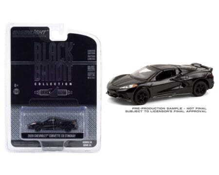 Greenlight 1:64 Black Bandit Series 24 - 2020 Chevrolet Corvette C8 Stingray
