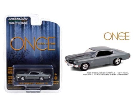 Greenlight 1:64 Hollywood Series 30 - Once Upon A Time (2011-18 TV Series) - 1970 Chevrolet Chevelle SS Solid Pack (Matte Grey)
