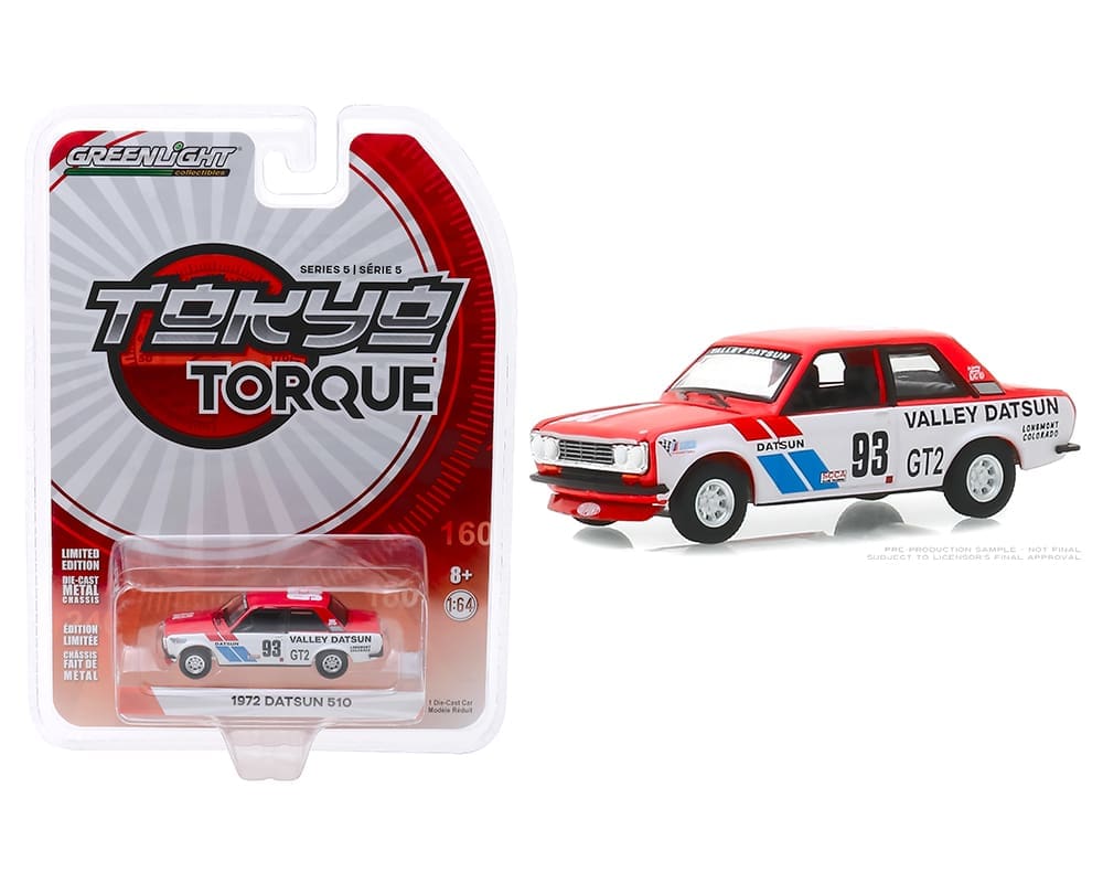 Greenlight 1:64 Tokyo Torque Series 5 - 1972 Datsun 510 - 93