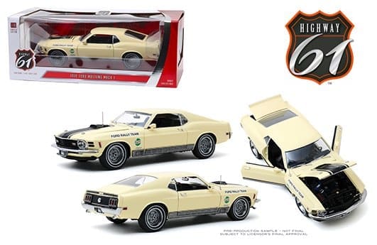 Highway 61 1:18 1970 Ford Mustang Mach 1 - Competition Limited Team - SCCA Manufacturer's Road Rally Championship