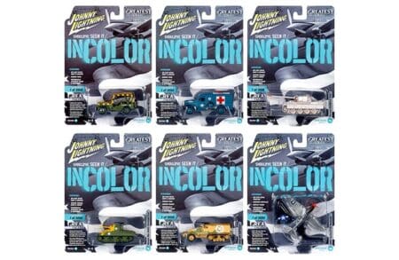 Johnny Lightning 1:64 Military 2019 - Release 1 - Version B Assortment (6 Styles) (The Greatest Generation)