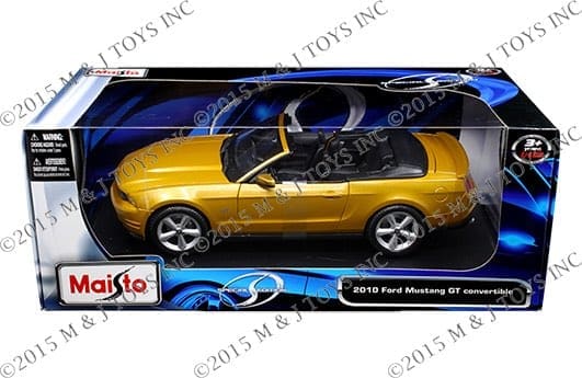 Die Cast Maisto 2010 Ford Mustang Gt Convertible 1/18 MAISTO PRO
