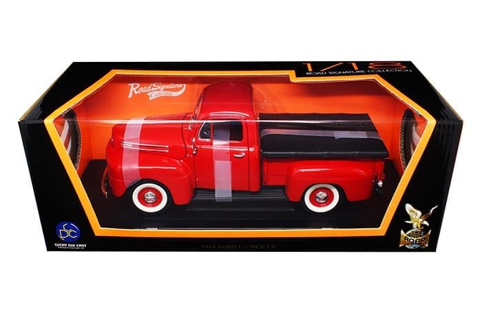 Road Signature 1:18 1948 Ford F1 Pickup Truck Red - M & J