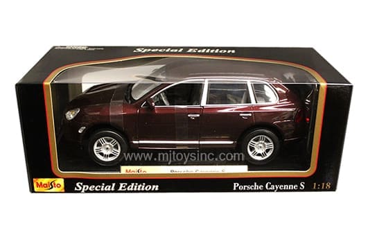 Maisto 1 18 Special Edition Porsche Cayenne S Red M J Toys Inc. Die Cast Distribution Specializing in Die cast Collectibles Since 1987