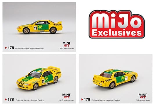 Mini GT 1:64 Mijo Exclusives USA Nissan Skyline GT-R R32 Gr