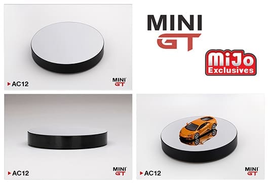MINI GT AC12 ディスプレイ ターンテーブル ブラック MINIGT MINI GT MINI GT 5インチ ディスプレイ ターンテーブル ブラック