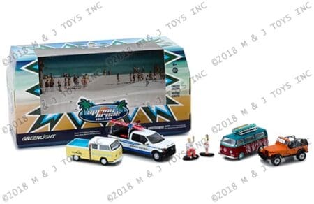 Greenlight 1:64 Multi-Car Diorama - Spring Break Road Trip