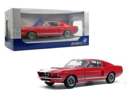 Solido 1:18 1967 Shelby Mustang GT500 (Red with White Stripes)