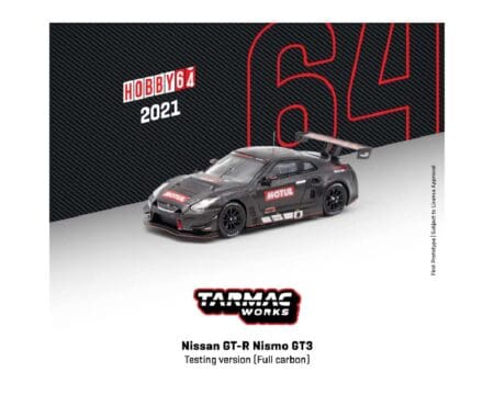 Tarmac Works 1:64 Nissan GTR Nismo GT3 Testing Version Full Carbon Pad Print