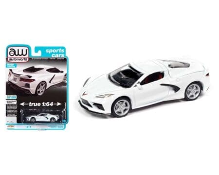 Auto World 1:64 2020 Chevrolet Corvette C8 (Arctic White)